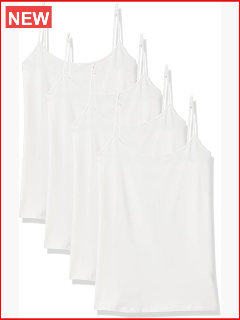 Slim-Fit Camisole Pack Of 4 For Layering & Everyday Wear